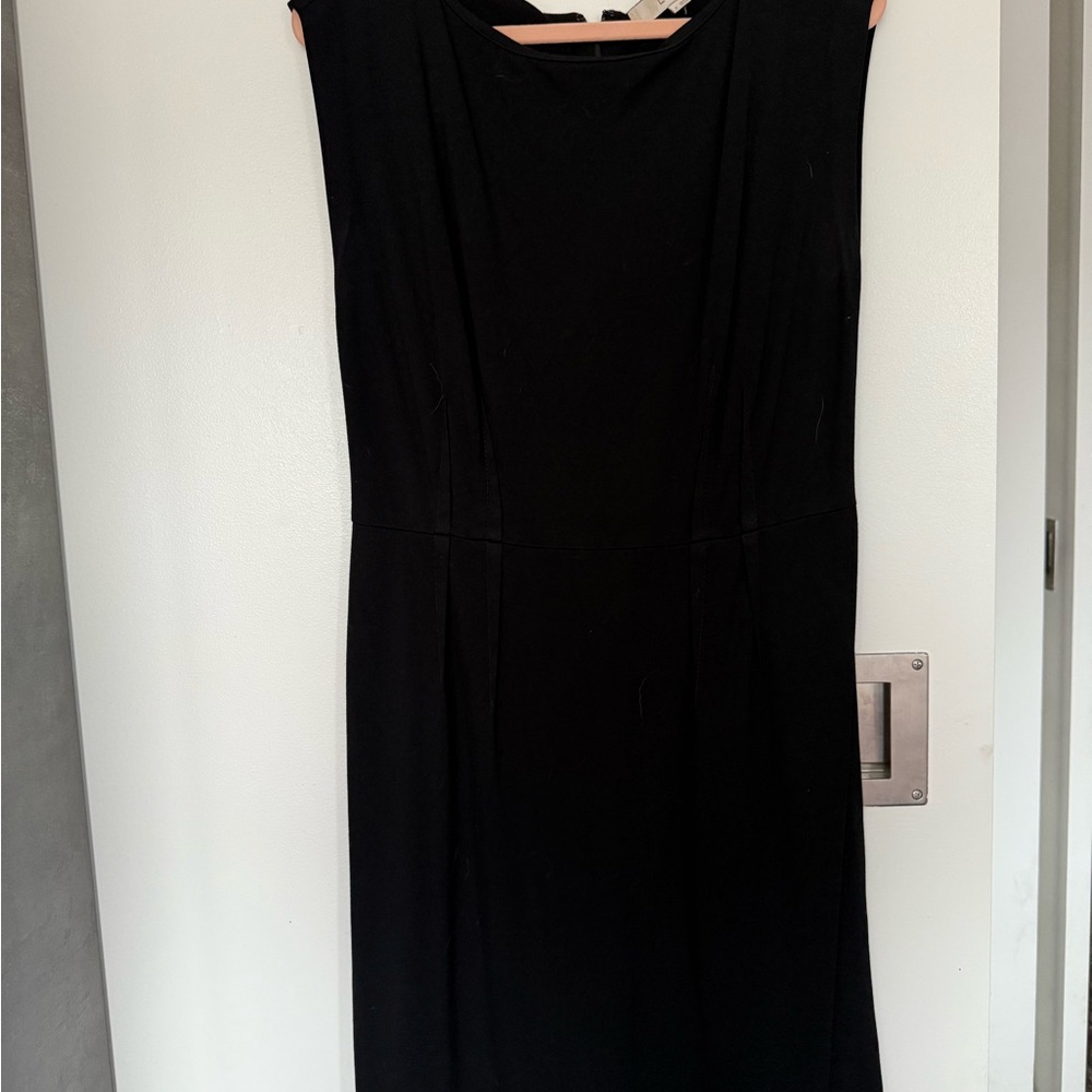 Anne Taylor Loft Elegant Black Sleeveless Dress - Picture 2 of 5
